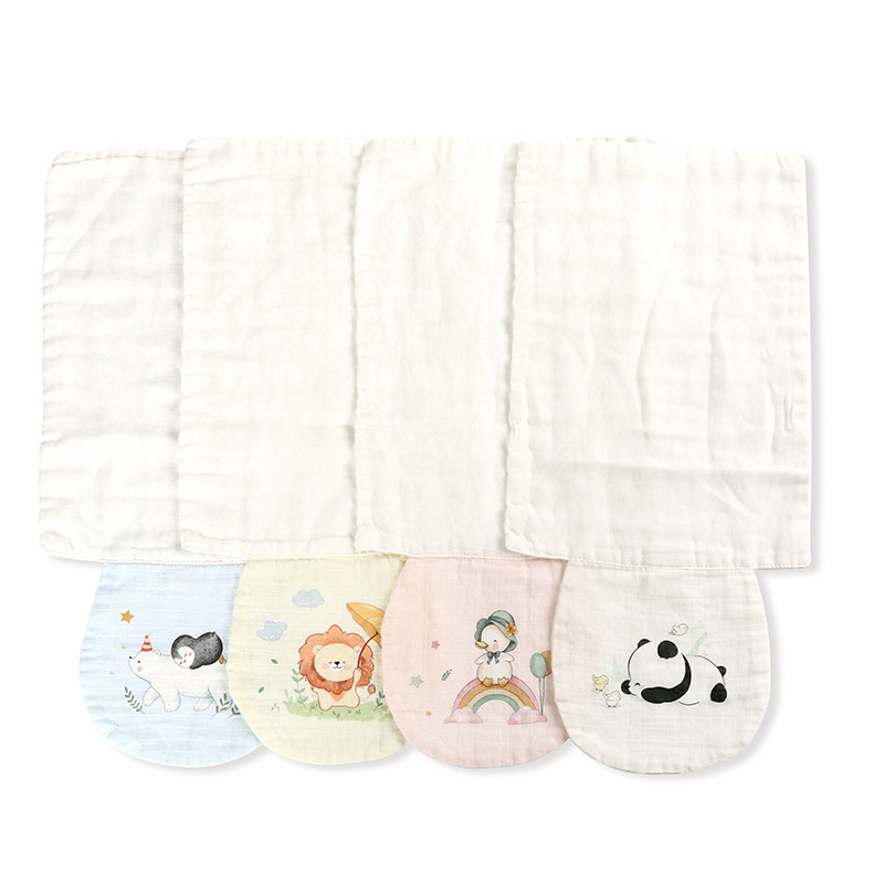 6 layers of washed gauze absorbent towel cotton pad back towel large 28*42cm individually packaged
