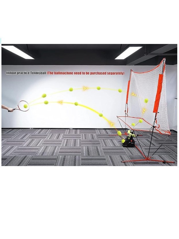 Factory Direct Supply Tennis Net Ball Throwing Machine Coach Sparring Net Portable Tennis Training Net Single Tennis Net