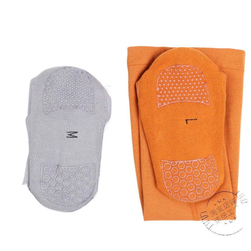 Autumn and winter leggings-free monk socks thickened warm elastic high-tube gray monk monk monk socks for men and women