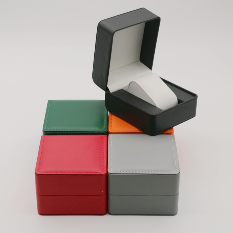 Закругленная коробка для часов из PU кожи перевернутая коробка для часов подарочная коробка транснациональная высококачественная коробка для хранения часов