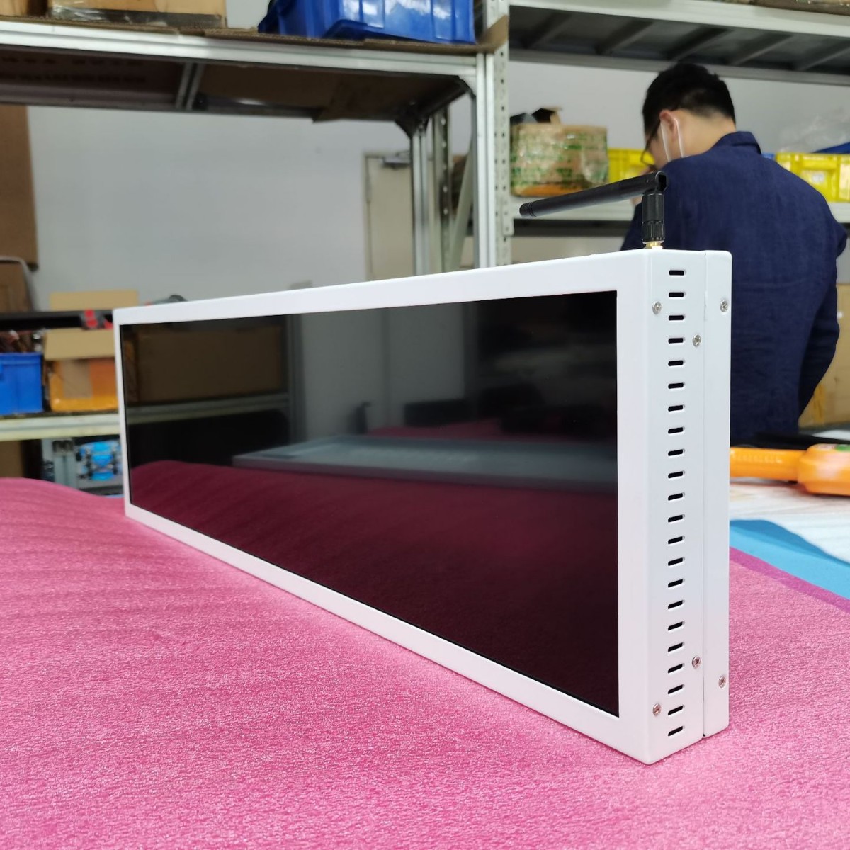 28.6inch Hd Hospital Corridor Screen Customized Double-Sided Bar Screen Smart Ward Smart Medical Lcd Bar Screen