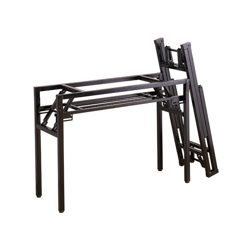 Spring Table Frame White Table Legs Single-Layer Bracket Black Table Legs Double-Layer Foldable Desk Simple Foldable Table Frame