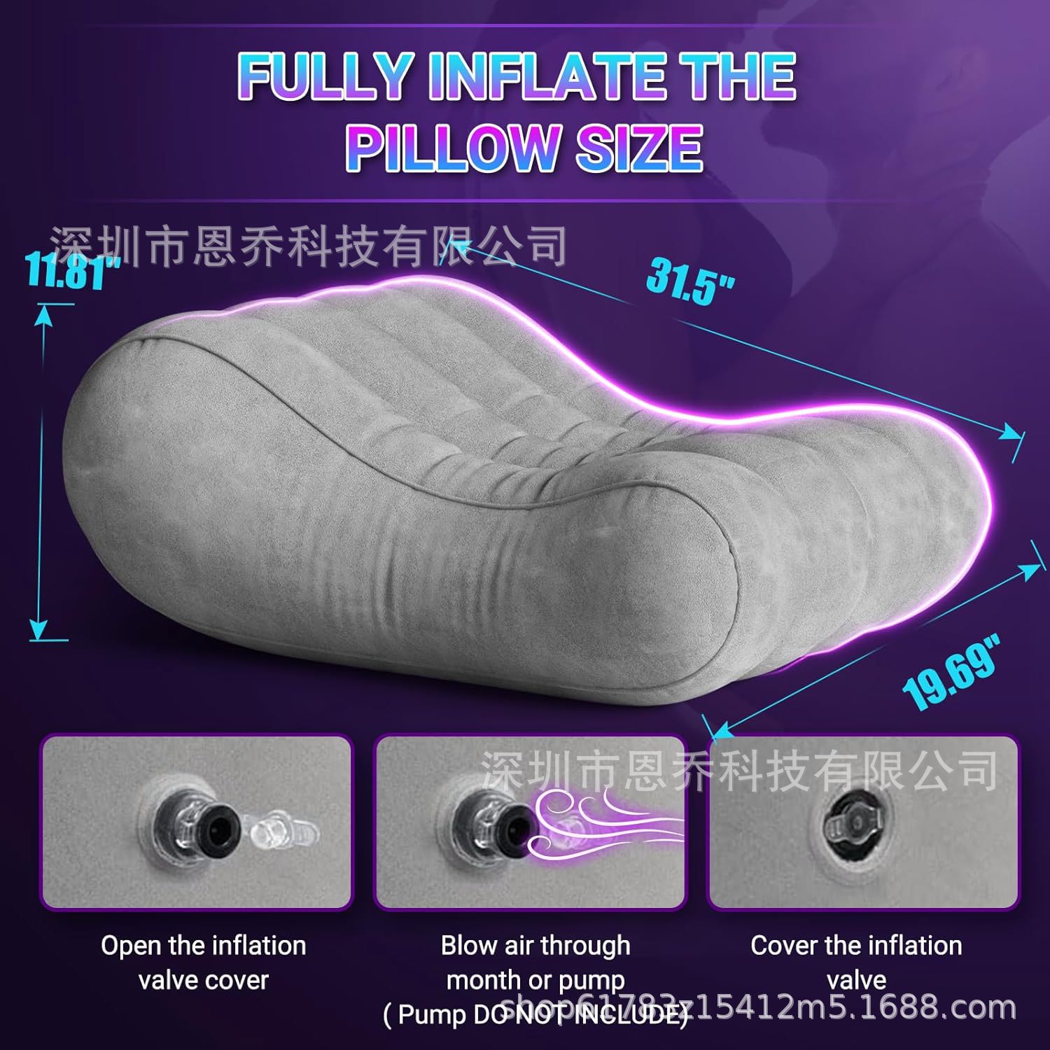 Sex Toys for Couple Sex Pillow Bedroom Sex Furniture Inflatable Lounge Sex Chair Sex Wedge Sex Sofa