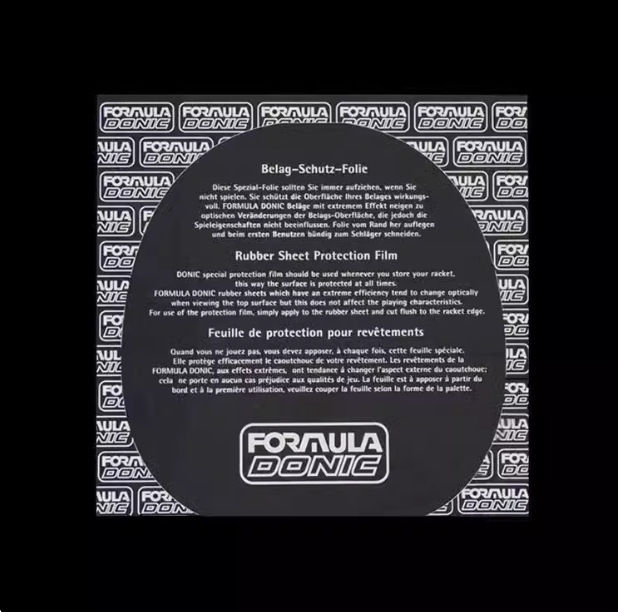 Donic Adhesive Protective Film Astringent Rubber Special Table Tennis Rubber Protective Sticker Hard Protective Film Sticker Dust-proof Film