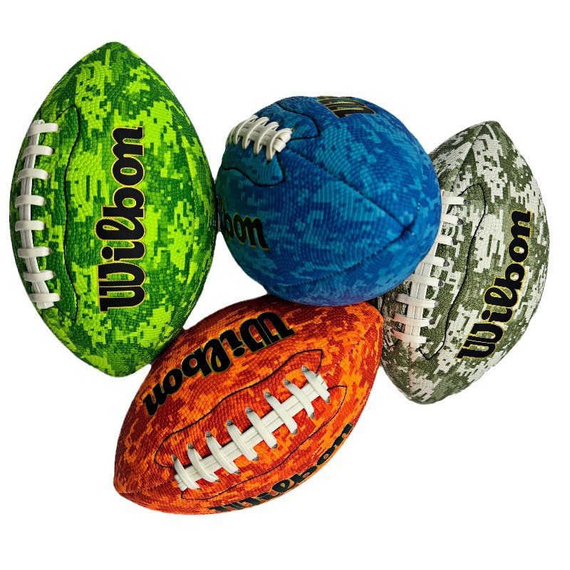 Американский регби мяч, машинная строчка, стандартный PU, для взрослых 9, для юниоров 6, для детей 3