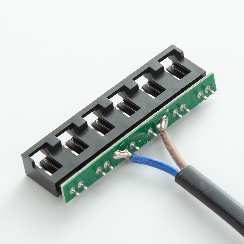 6-Way Junction Box with Dupont Interface for Cabinet Lights, Power Supply Parallel Connection, Led Lighting Junction Box