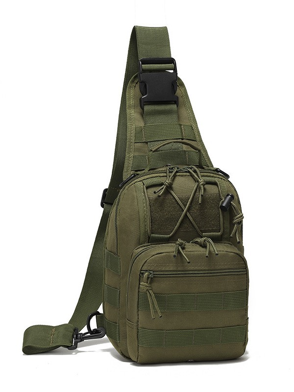 Factory in stock Oxford Cloth Riding Bag Camouflage Outdoor Sports Small Chest Hanging Bag Single Shoulder Crossbody Outdoor Tactical Chest Bag