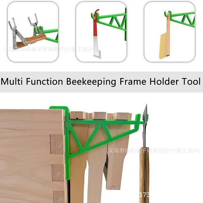 Cross-Border New Product Beekeepinghivestand Beehive Frame Clip Beekeeping Frame Bracket Abs Honeycomb Frame Disassembly