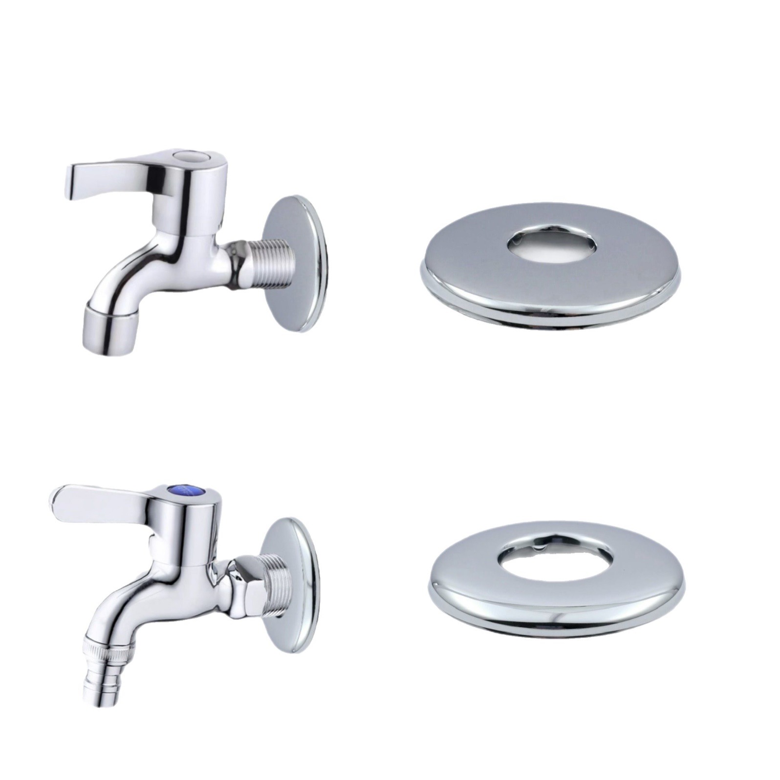 Stainless Steel 4 points arc widened 63 triangle valve cover enlarged faucet cover decorative cover wall cover kitchen wall hole ugly cover
