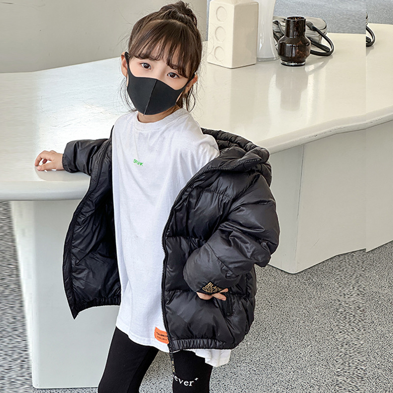 2023 new black gold children's down jacket padded hooded men's and women's children's down jacket coat wholesale generation