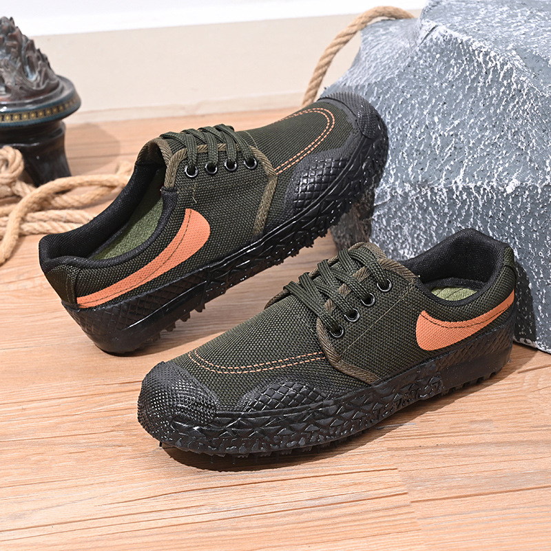 Factory Direct Sales Training Shoes, Liberation Shoes, Men's and Women's Military Training Shoes, Labor Protection Shoes, Non-Slip and Wear-Resistant Construction Site Work Shoes, Migrant Workers' Shoes