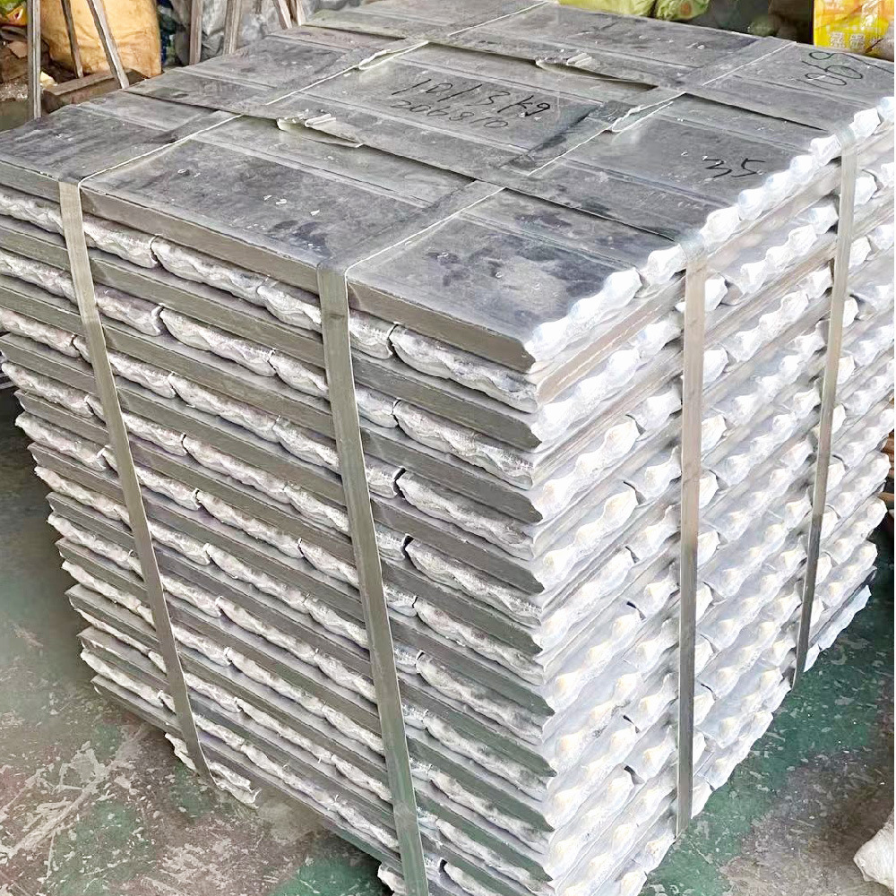 Lead Ingot 1 # 2 # Lead 99.994 Radiation-Proof Lead Block Industrial Pure Soft Lead Bar Lead Block Melted Lead Mold Lead Brick Counterweight
