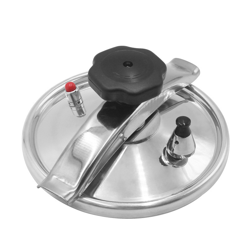 Aluminum Alloy Gas Explosion-Proof Pressure Cooker Double Bottom Commercial Pressure Cooker Pressure Cooker Household Aluminum Foreign Trade Pressure Tank Wholesale