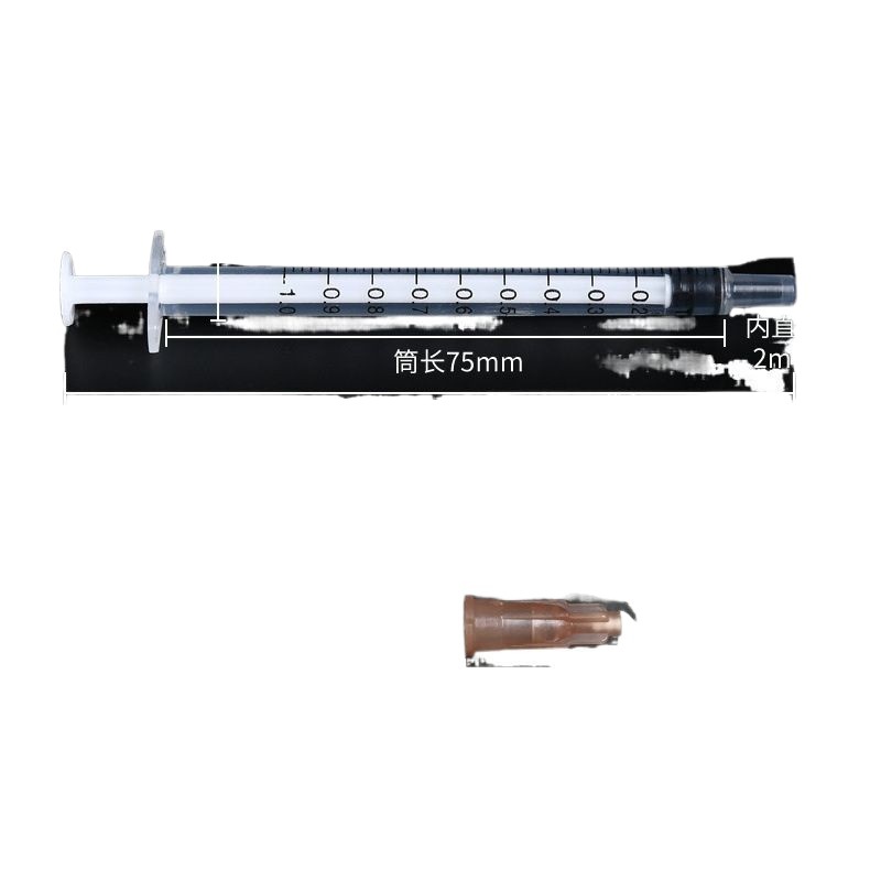 Veterinary Industrial Syringe Needle Tube Disposable Sterile Plastic Syringe for Dispensing, Feeding, Dispensing Glue and Adding Ink