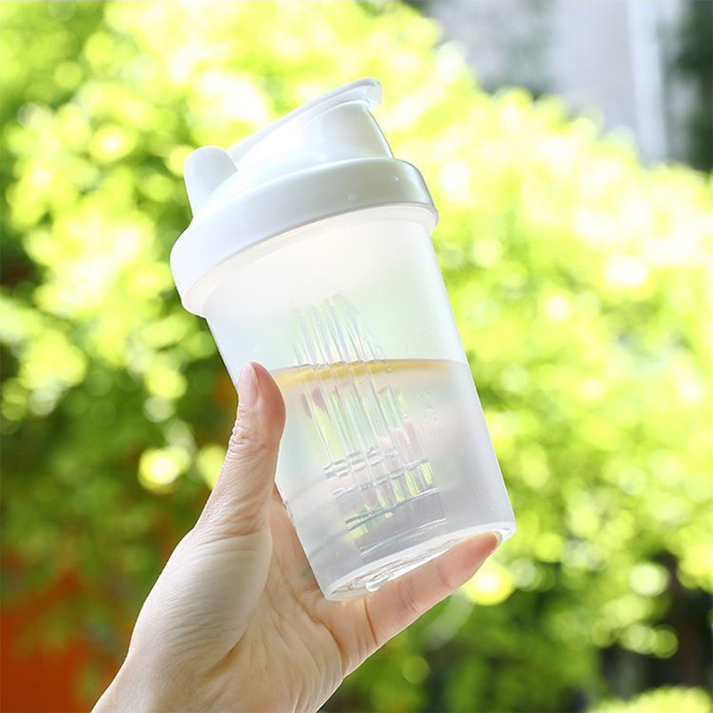 Shake Cup Outdoor Sports Fitness Water Cup Protein Powder Milkshake Cup Mixing Cup Large Capacity Plastic Cup Manufacturer Ready Stock