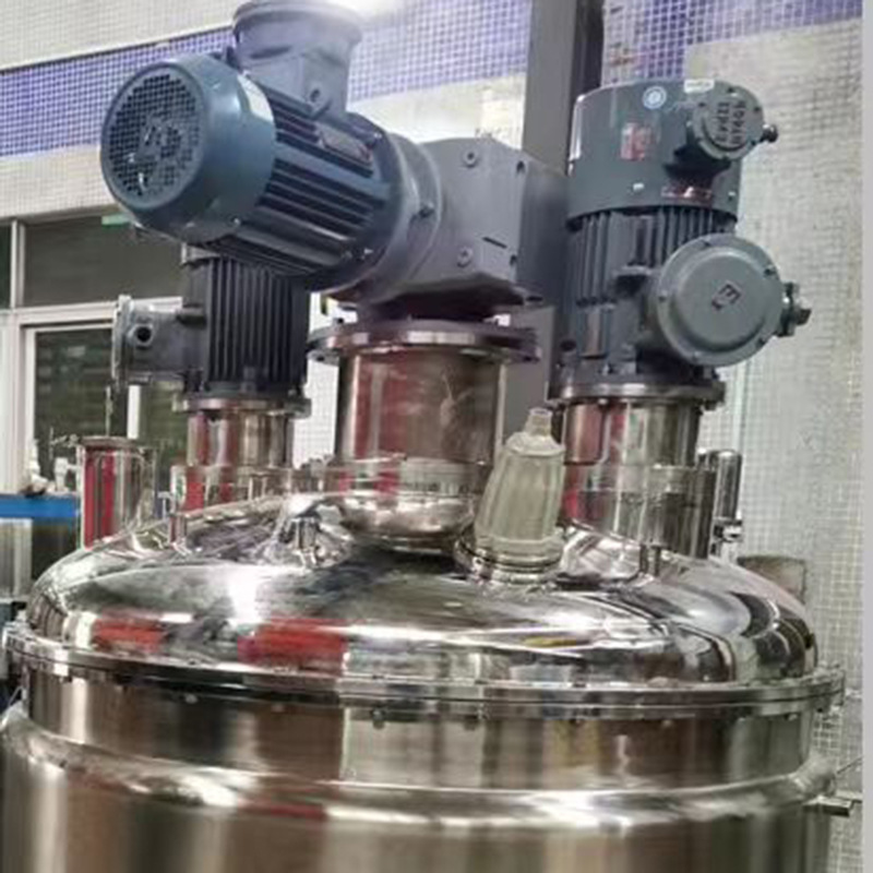 Guangdong Factory Direct Sales 304-316 Reactor Chemical Mixing Tank Electric Heating Double-Layer Reactor