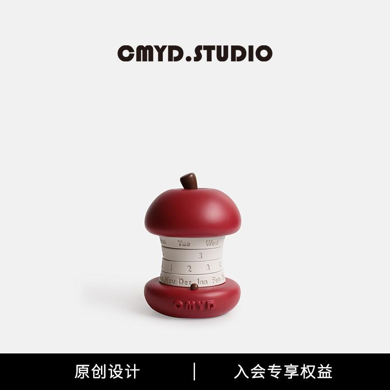 Apple Rotating Calendar Wholesale Design Creative Perpetual Calendar Object Gift Desktop Decoration Ornaments