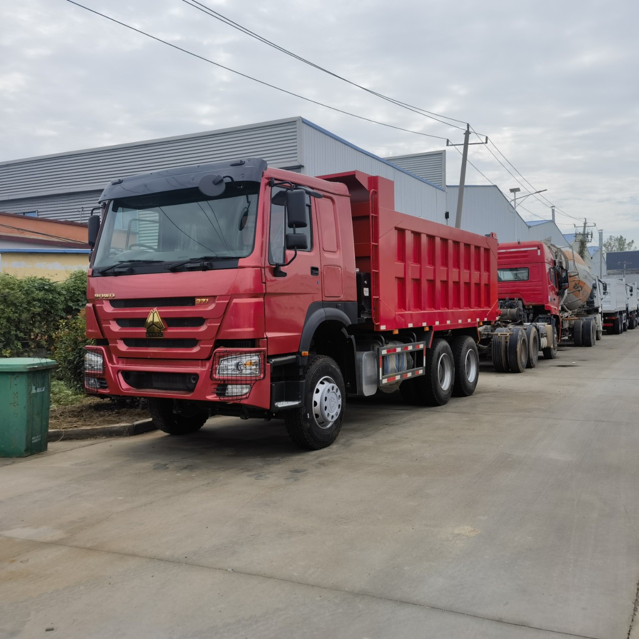 Used Dumpers, Export Refurbished Second-Hand Cars, Four Front and Eight Rear Haowoo 371 Dumpers