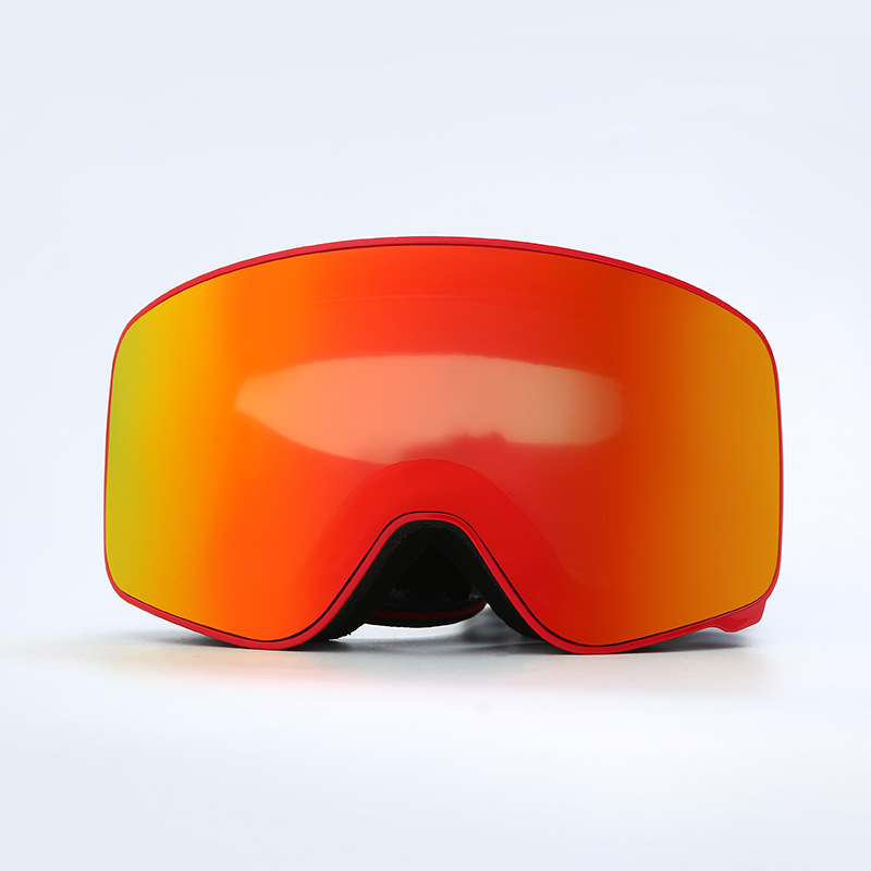 24-year new ski glasses equipment cylindrical goggles khaki myopia double-layer anti-fog/HX27 adult