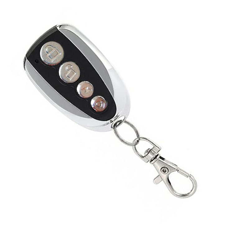 433MHz wireless copy remote control metal four-button garage door roll gate copy code remote control key