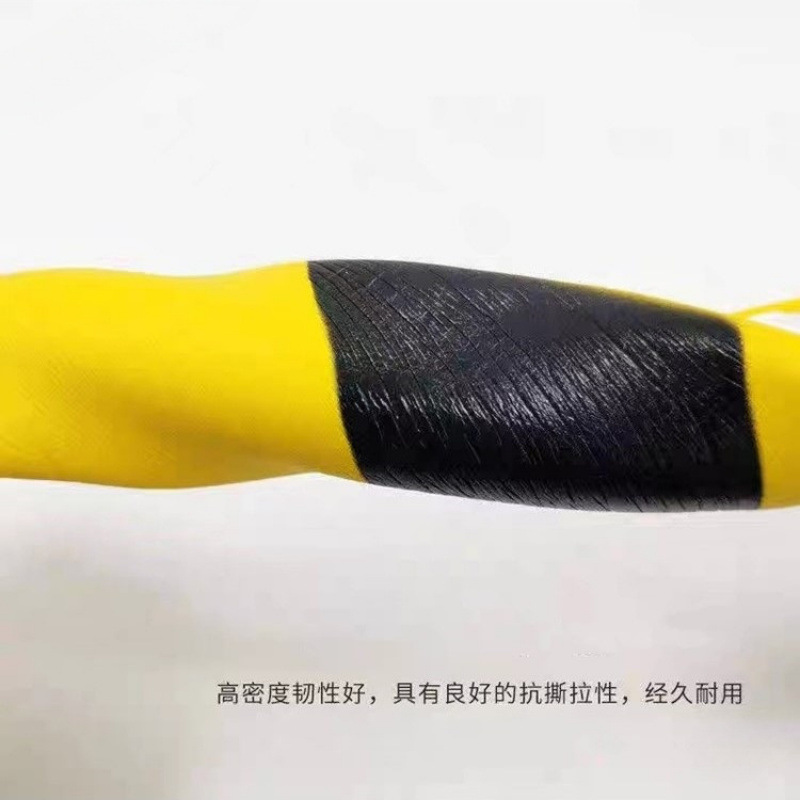 工业级黄黑警示NBR防撞条 U型槽钢L型墙角保护条 车库车间防护条