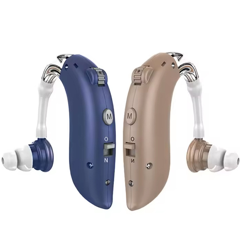 Кросс-бордерный Bluetooth слуховой аппарат за ухом для пожилых людей, зарядка