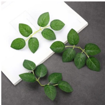Rose Leaf Foam Flower Leaf Accessories Simulation Green Plant Leaf Artificial Flower Branch Decoration Cross-border Hot Products
