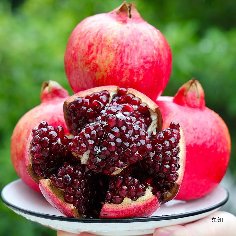Tunisian Soft Seed Pomegranate, Sichuan Huili Pomegranate, Freshly Picked Seasonal Fruit 5kg Red Heart Crystal Sweet Pomegranate