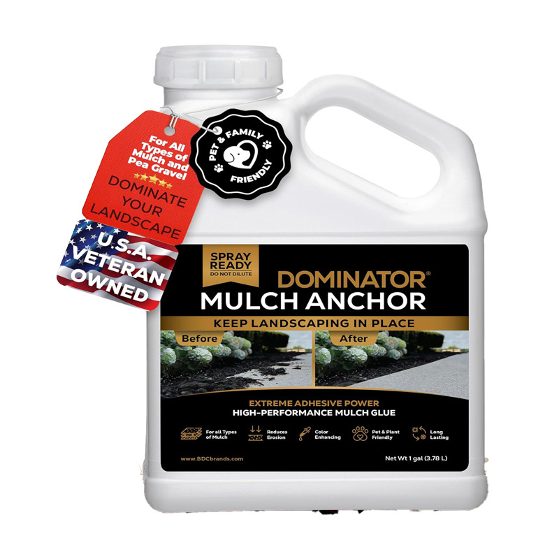 Amazon mulchglue cover glue plastic film glue quick-drying cover glue epoxy resin permeable road glue gravel