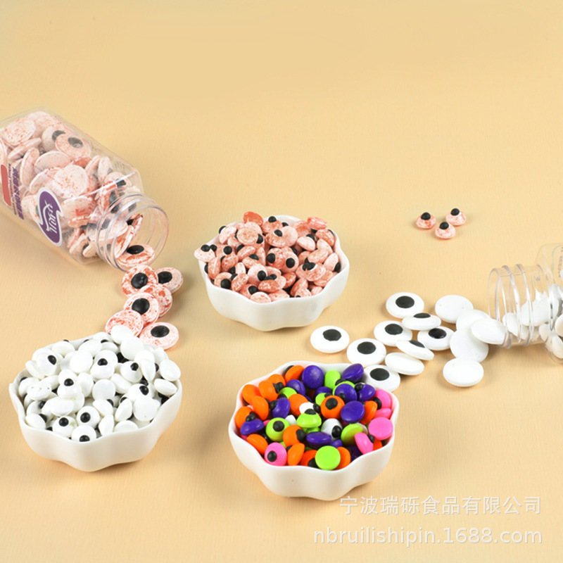 Halloween 85g cute eyes cake decoration Christmas online red creative funny eyes sugar biscuit decoration