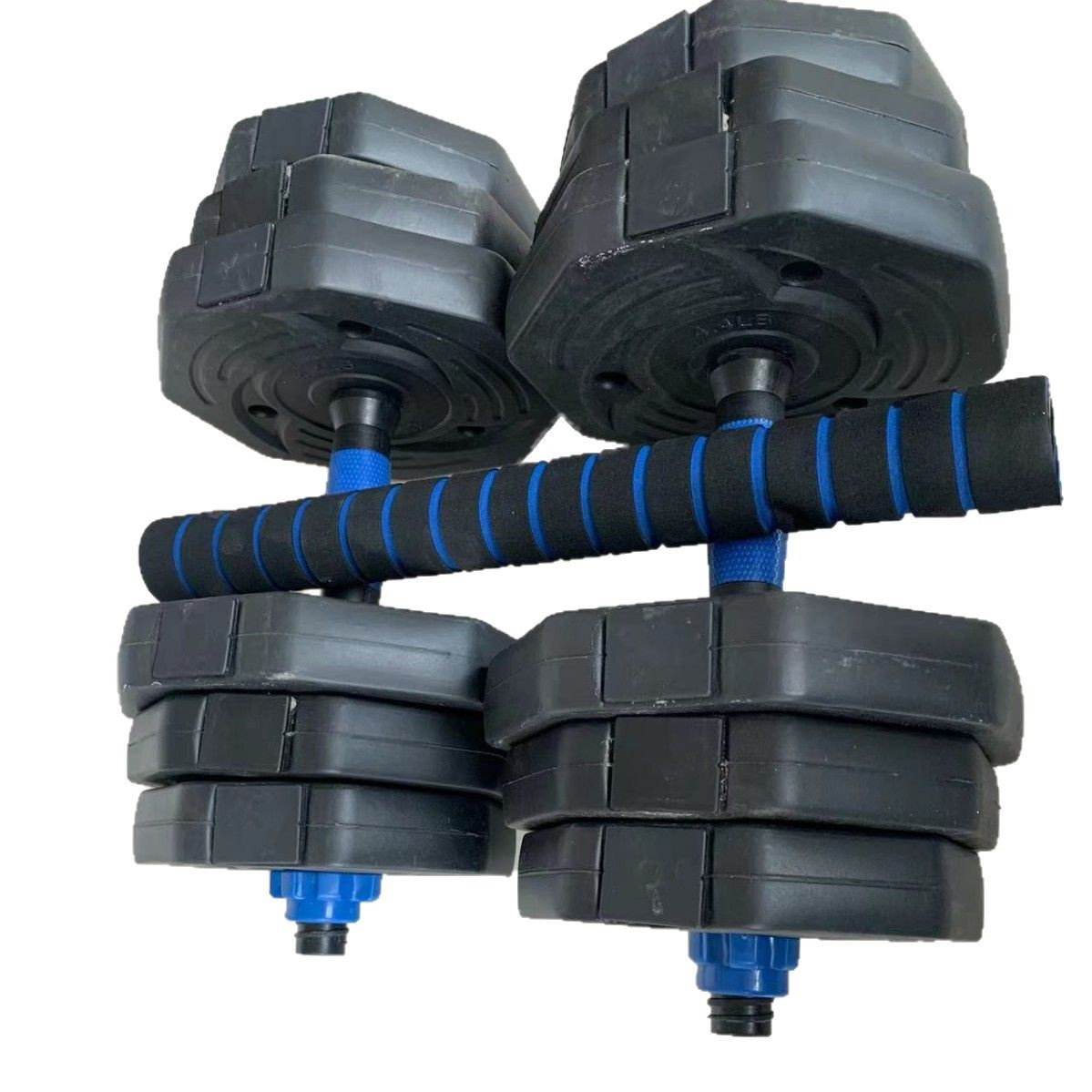 Fitness Equipment Octagonal Adhesive Dumbbell Adjustable Barbell Unloading Barbell Anti-rolling Adhesive Dumbbell suit