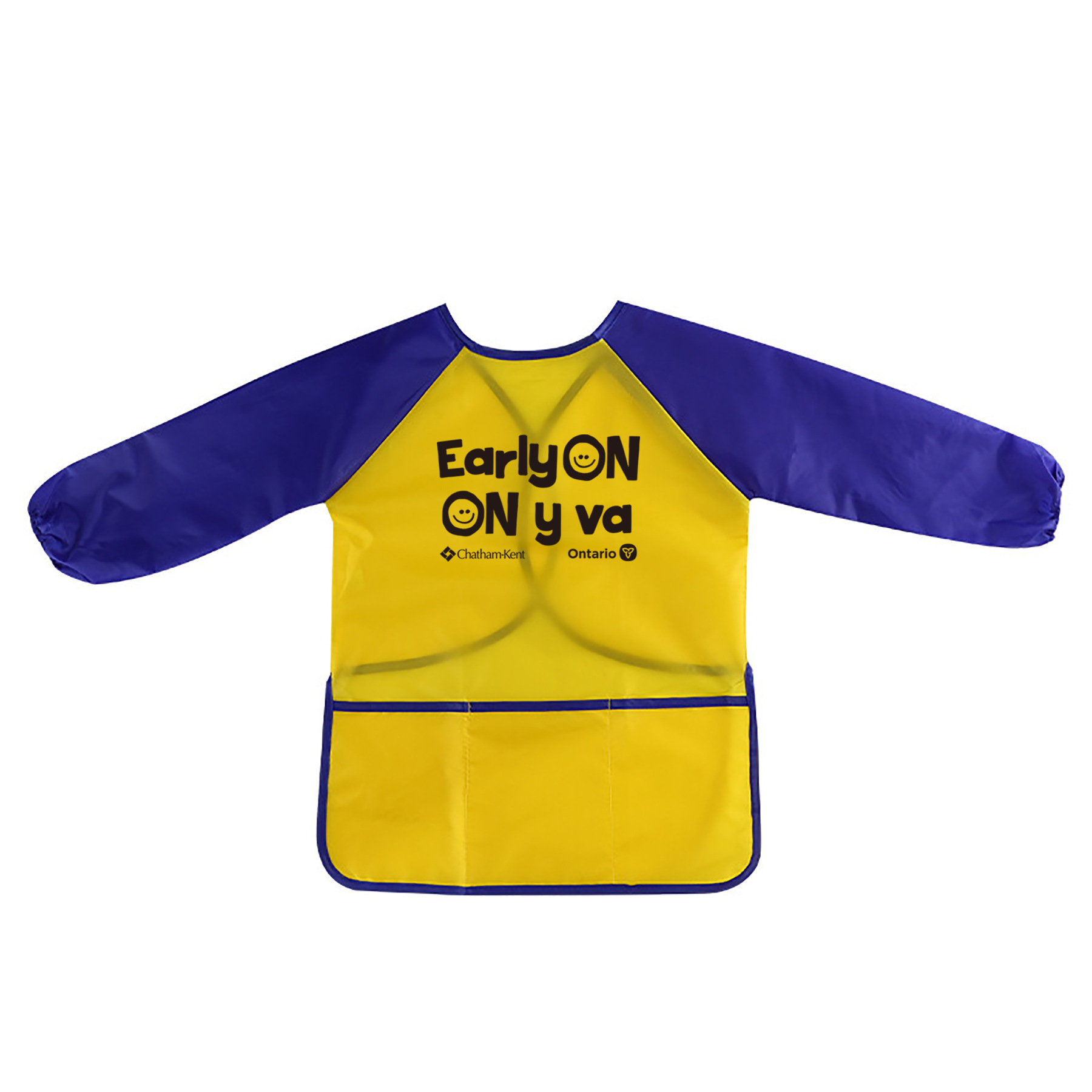 Customized Kidsren's Painting Reverse Smock, Toddler Art Painting Long-Sleeved Waterproof and Anti-Fouling Color Matching Painting Apron Wholesale