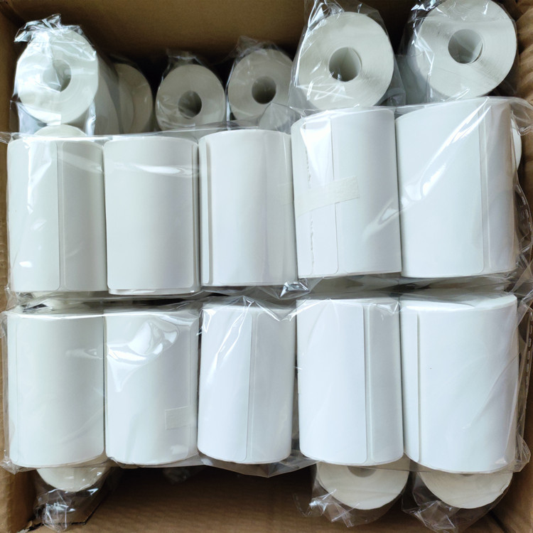 Spot 60x 40 express station storage thermal adhesive label printing paper express shelf pick-up code sticker
