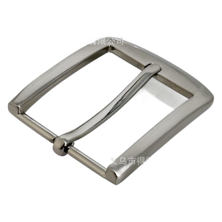 Guqing Single-Pin Buckle Fashion Alloy Business Men's Belt Buckle Factory Customized Japanese Pin Buckle Punched Belt Buckle