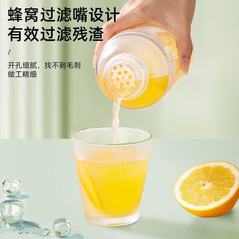 Hand-blown lemon bar suit popsicle splash-proof cover milk tea tool shaker suit lemon hammer wine shaker