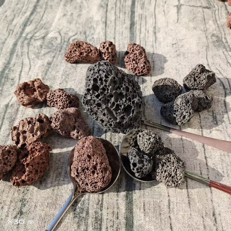 Ароматический камень оптовая продажа пористого вулканического камня без огня искусственно отобранный мытый вулканический камень черный