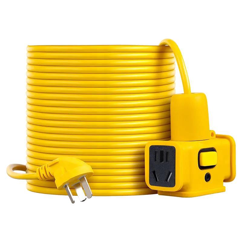 Outdoor lengthened belt line 10 meters 20 meters 30 meters socket wiring board electric vehicle charging extension line