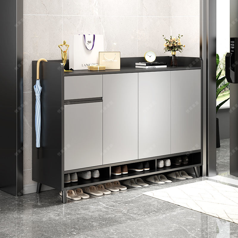 Шкаф для обуви для домашнего входа, большой вместимости, новая модель 2024 года, шкаф для прихожей, легкий роскошный обувной стеллаж оптом