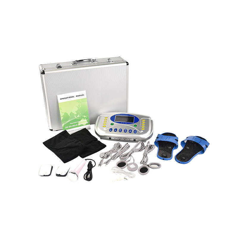 Cross-Border English Multi-Function Computer Low and Medium Frequency Electrotherapy Instrument Pulse Variable Frequency Hot Compress Laser Physiotherapy Instrument Massager