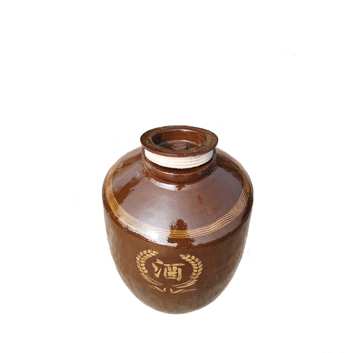 60kg (30kg)[including sealing cover] clay pottery jar jar wholesale Sichuan Longchang clay pottery