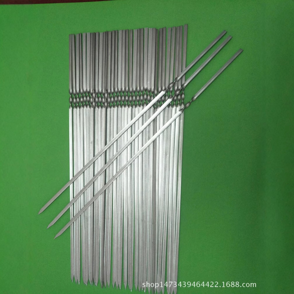 Оптовая продажа барбекю-шейкеров из нержавеющей стали иглы для баранины мясные шомпуры железные шомпуры инструменты для барбекю