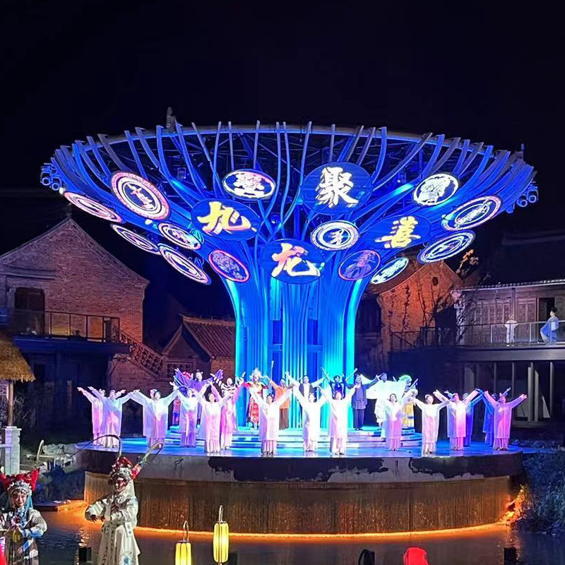 Full Color Led Shaped Flexible Display Soft Screen Indoor Outdoor Soft Film HD Creative Cylindrical Arc Custom