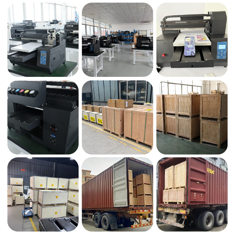 A3 Uv Small Flatbed Printer DIY Mobile Phone Case Logo Pattern Acrylic Plate Uv Thermal Transfer Printer