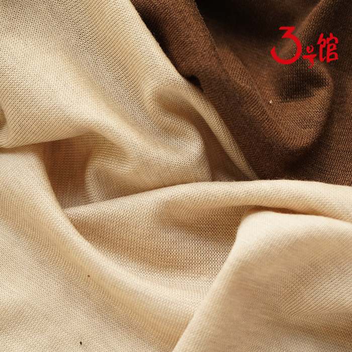 Tencel wool pull frame rib cloth high elastic lyocell rib 1*1 spring and autumn woolen sweater bottoming shirt T-shirt