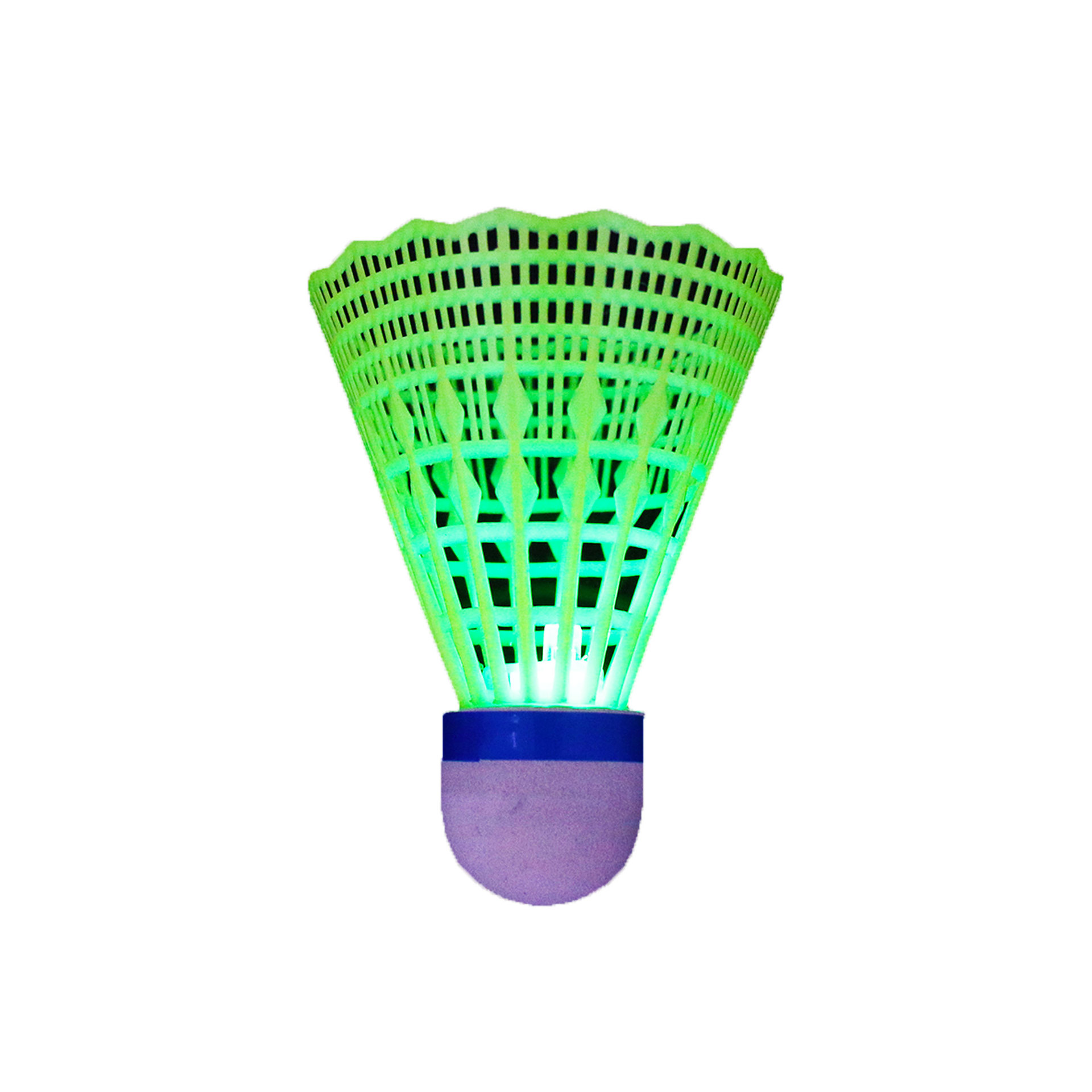 Leke vibration light-emitting badminton nylon badminton resistant nylon ball plastic internal LED lamp stable resistant to play