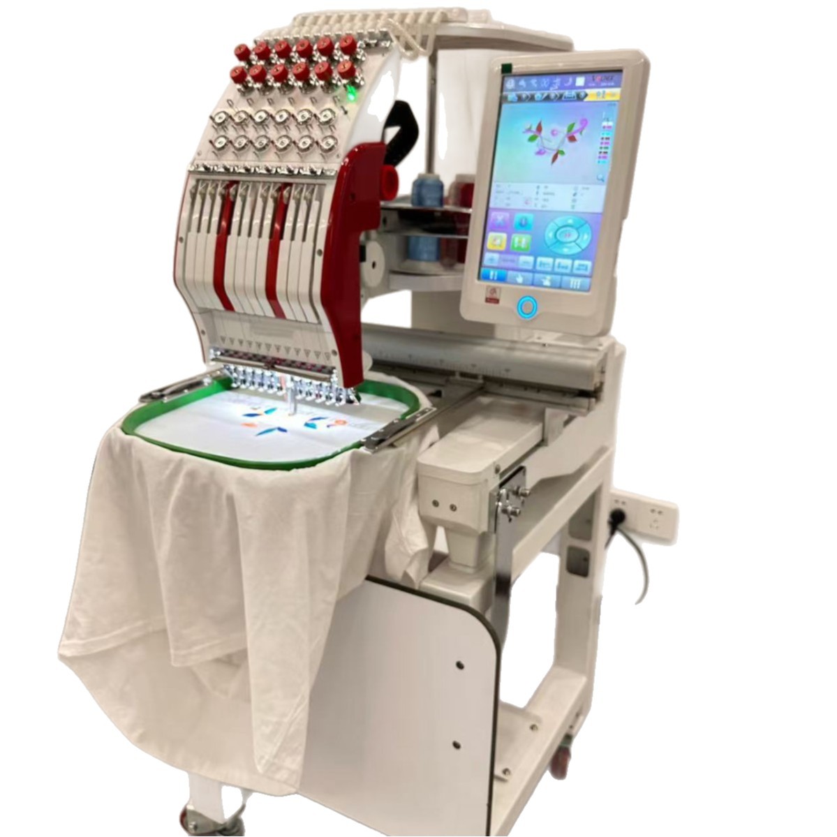 Yip's single head 12 needle new new color A15 electric control embroidery machine 300*400 computer embroidery machine