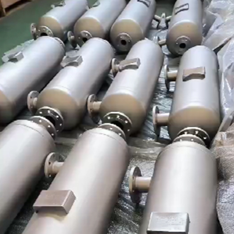 Pressure Vessel Heat Exchanger Exhaust Gas Condensation Recovery Spiral Wound Tube Shell Heat Exchanger Ammonia Gas Cooler