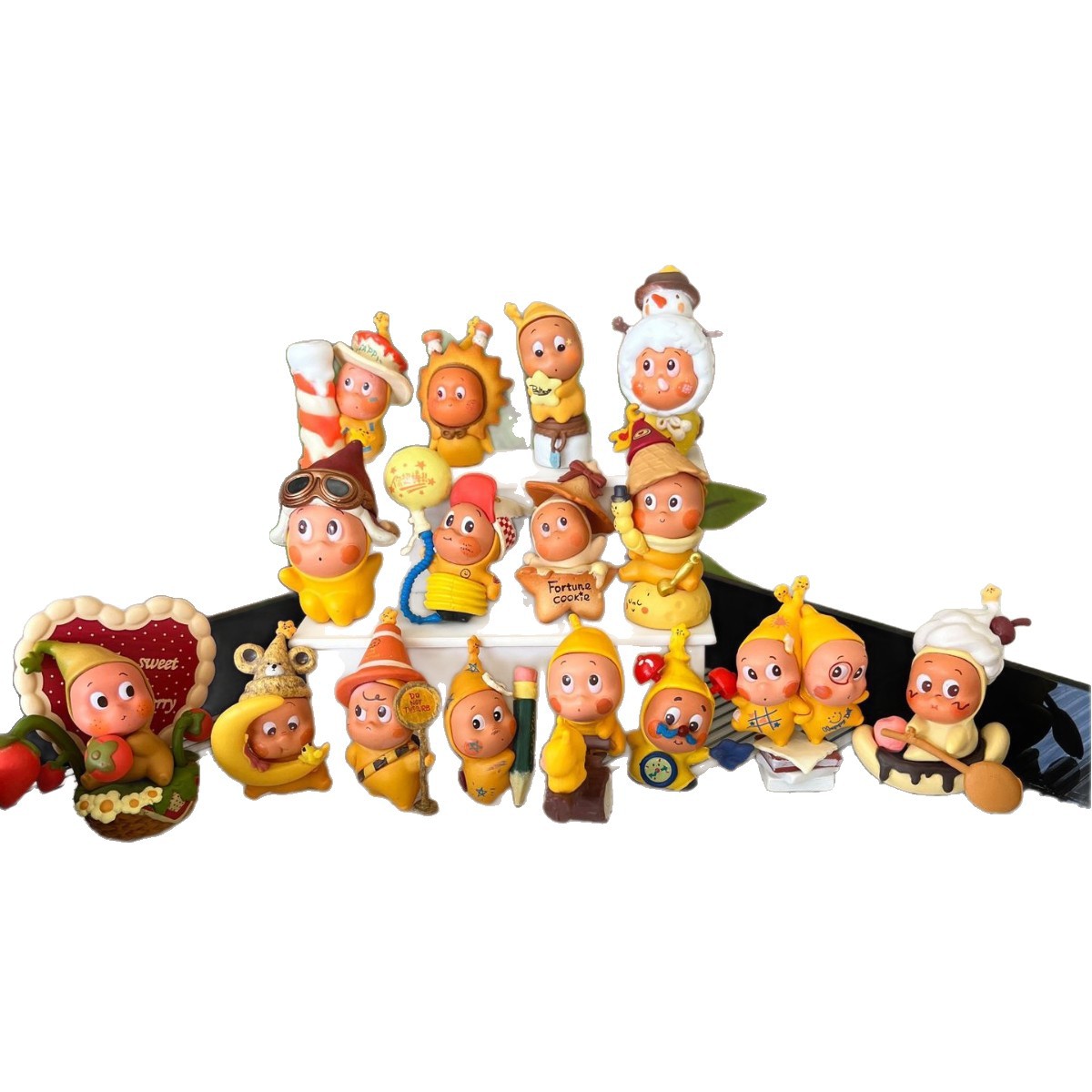 New Star People Series Modified Baby Cute Trendy Toy Doll Hand Figure Ornament DIY Keychain Mobile Phone Chain Pendant