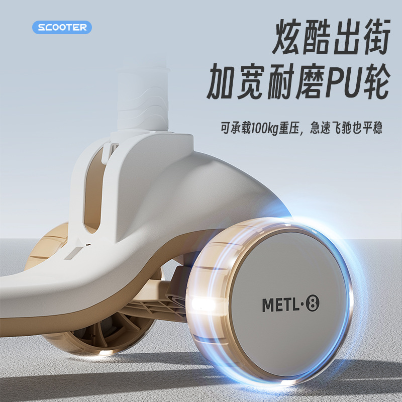 Wholesale children's scooter 1-3-6 years old boys and girls baby scooter can sit foldable scooter toy car