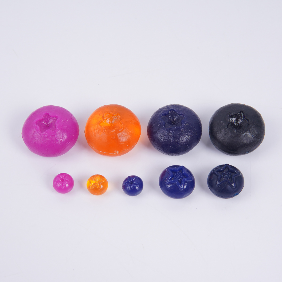 Simulated Blueberry Model DIY Dessert Cake Cream Glue Clay Accessories Mini Kitchen Small Fruit Decorative Ornaments